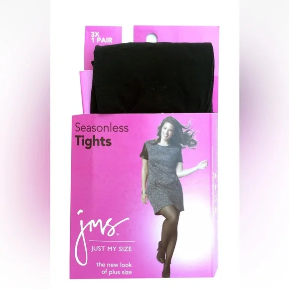 JMS Tights Black Size 3X Bought new-only removed from package never worn(1 pair) - Picture 1 of 4